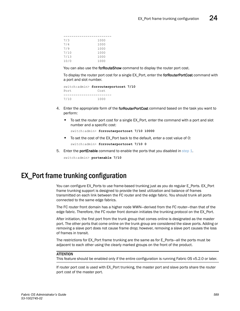 Ex_port frame trunking configuration, Ex_port, Frame trunking configuration | Dell POWEREDGE M1000E User Manual | Page 589 / 666