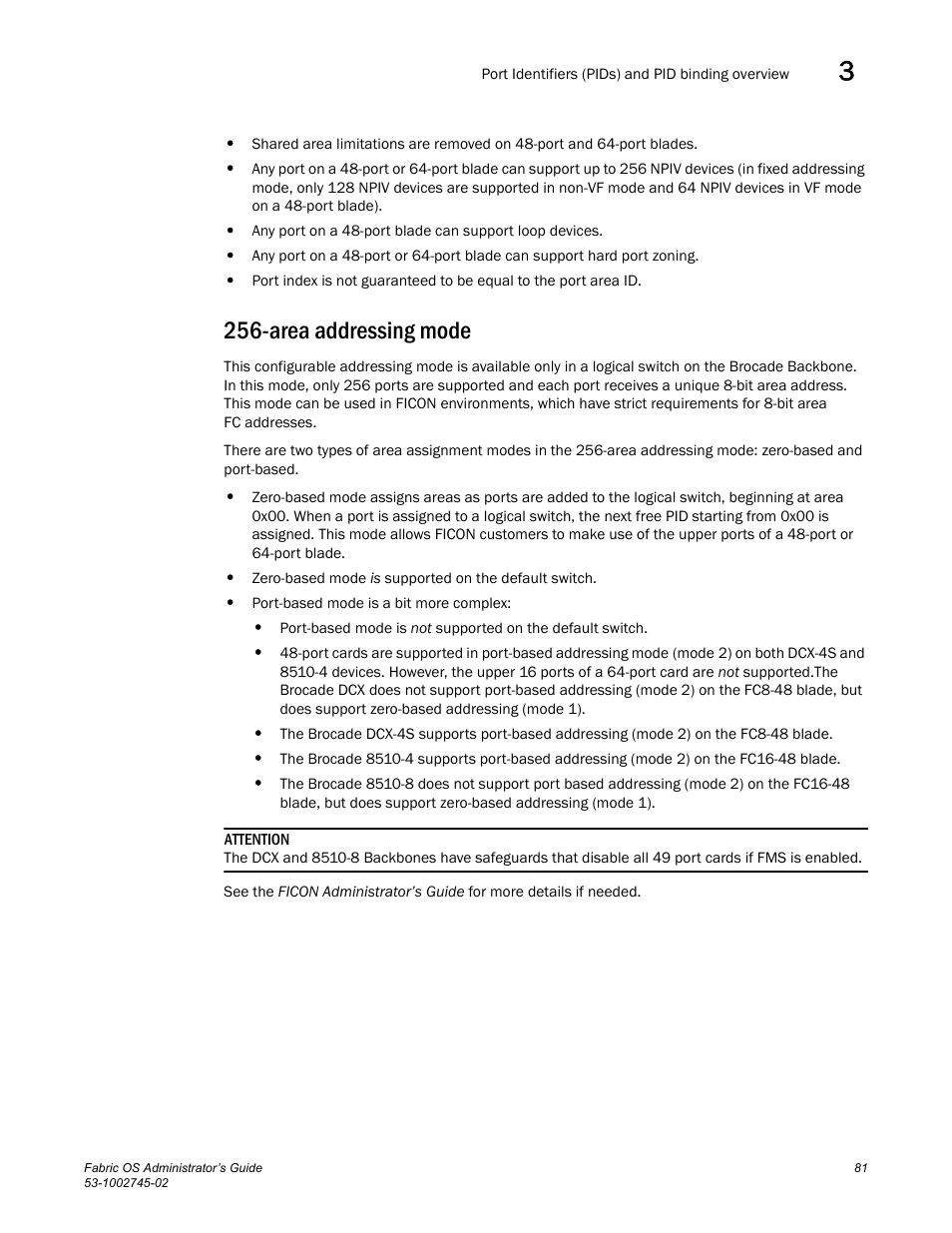 Area addressing mode | Dell POWEREDGE M1000E User Manual | Page 81 / 666