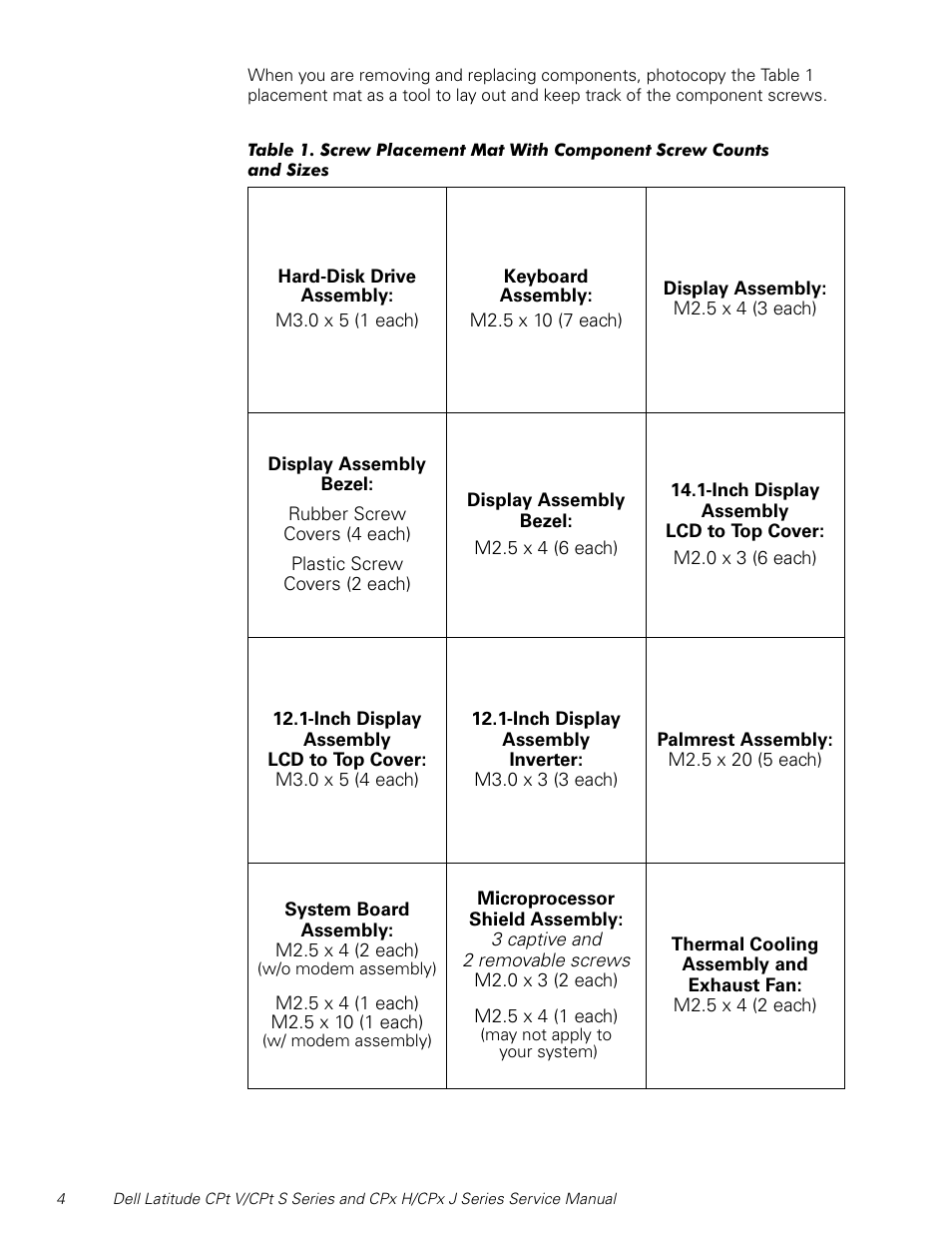 Dell Latitude CPx H User Manual | Page 11 / 48