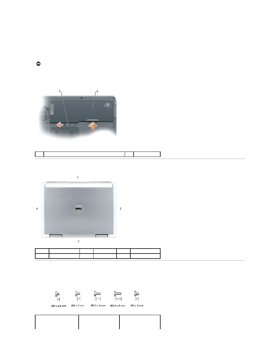 Computer orientation, Screw identification | Dell Inspiron 9400 User Manual | Page 6 / 56