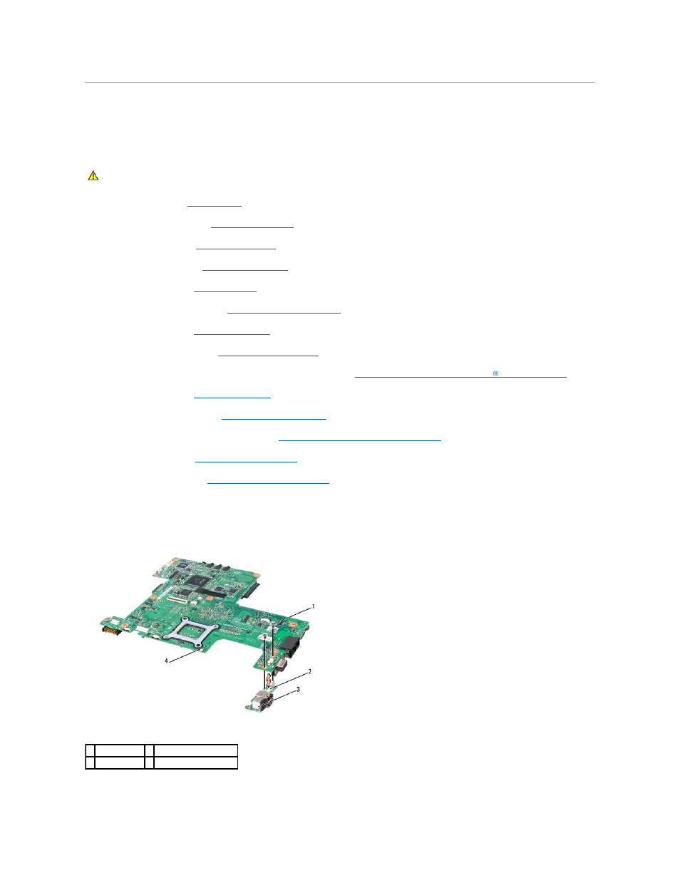 Charger board, Removing the charger board | Dell Inspiron 1526 (Late 2007) User Manual | Page 49 / 51