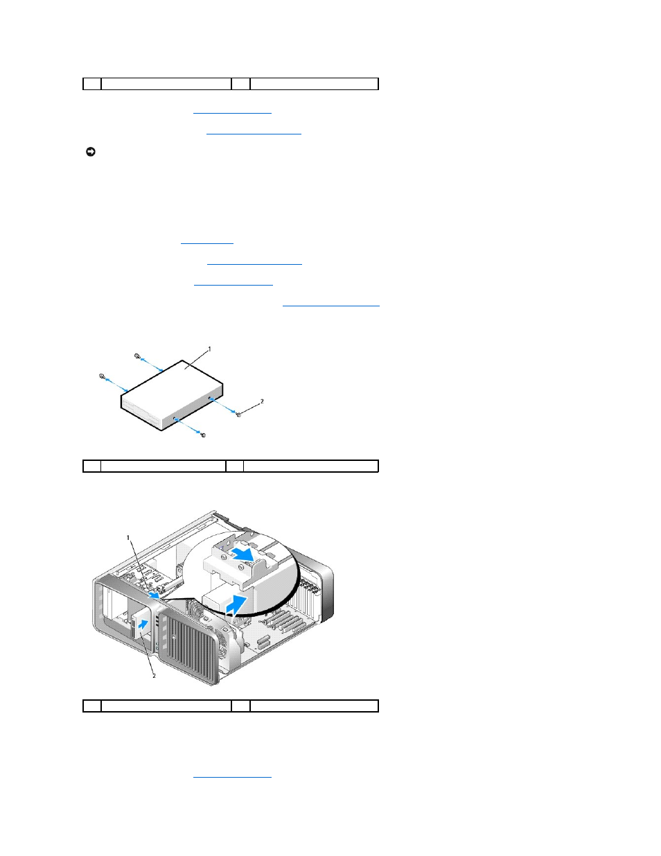 Installing a media card reader | Dell XPS 700 Jet Black User Manual | Page 41 / 126