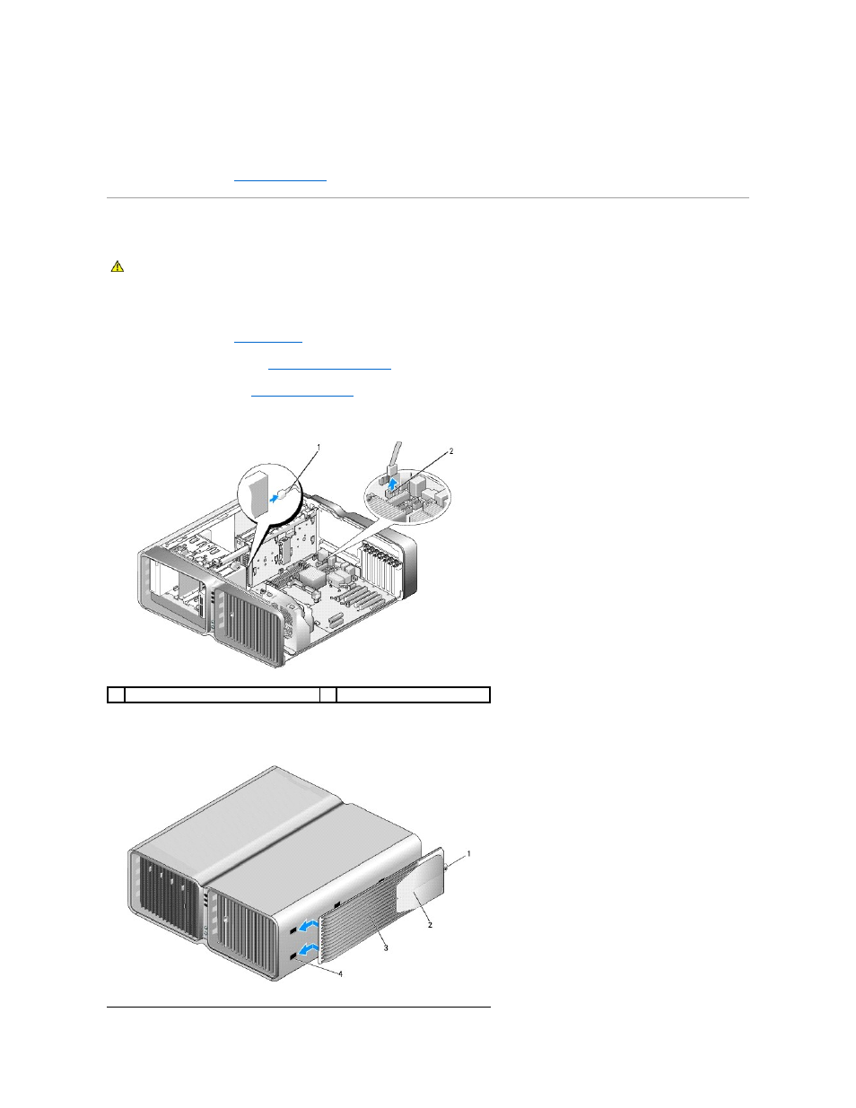 Media card reader, Removing a media card reader | Dell XPS 700 Jet Black User Manual | Page 77 / 126