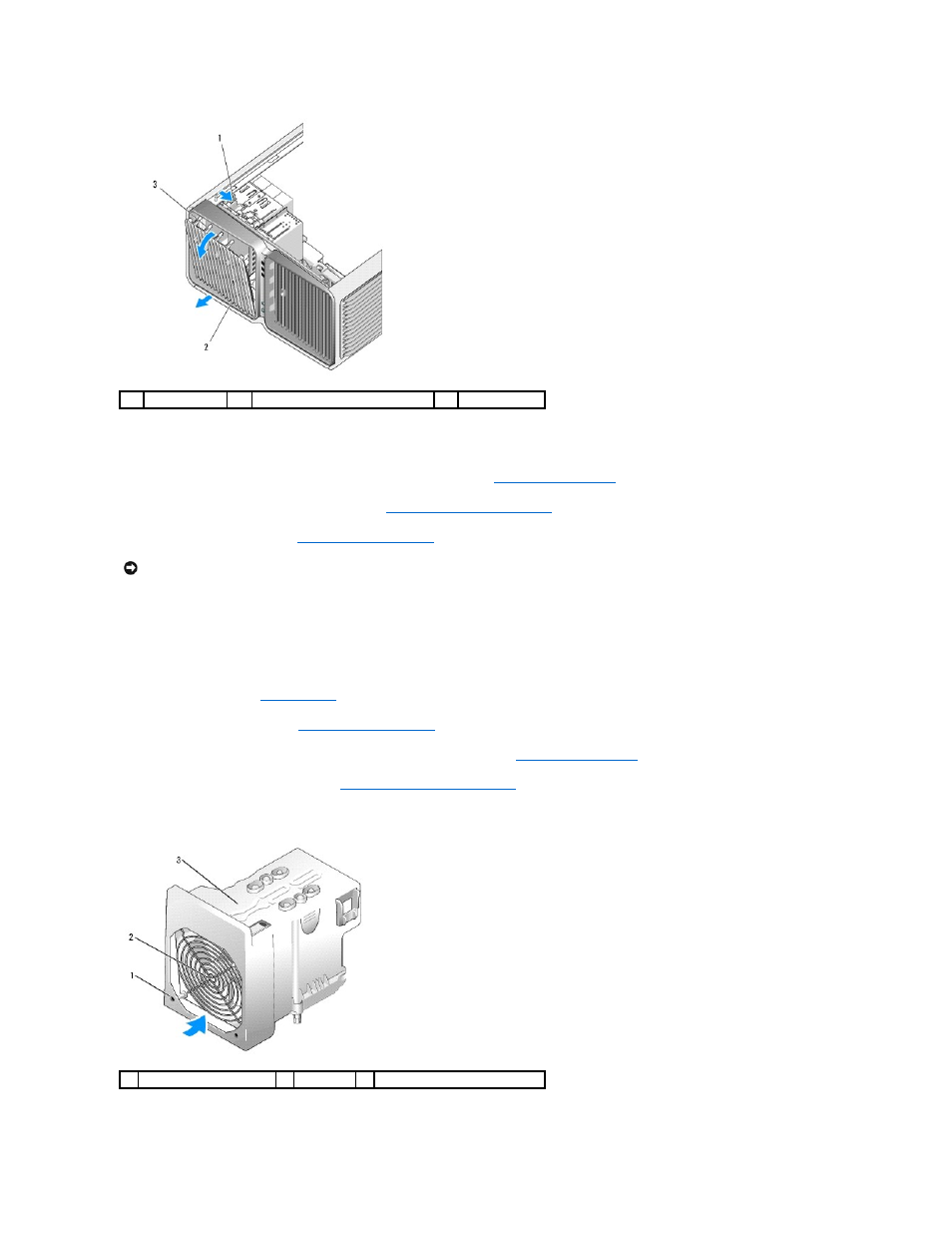Removing the cpu fan | Dell XPS 700 Jet Black User Manual | Page 86 / 126