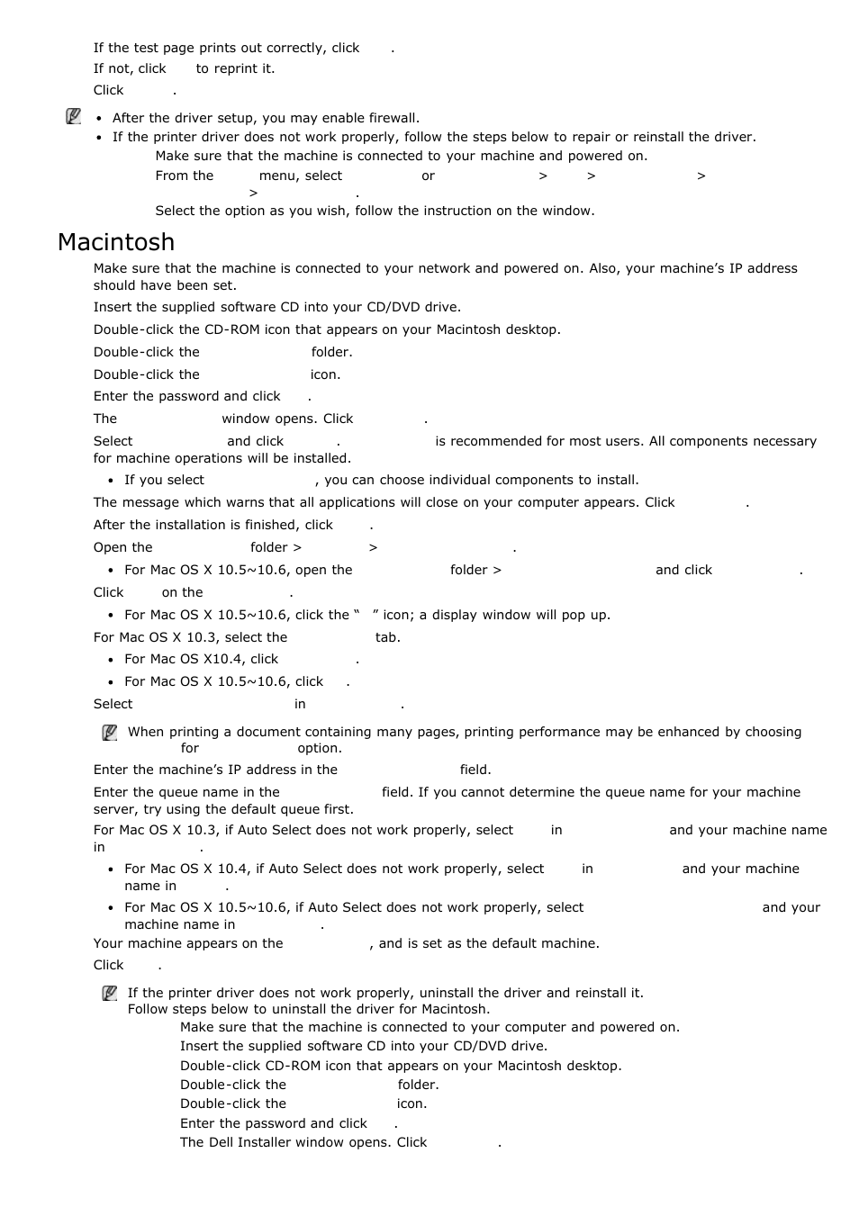 Macintosh | Dell 1135n Multifunction Mono Laser Printer User Manual | Page 102 / 138