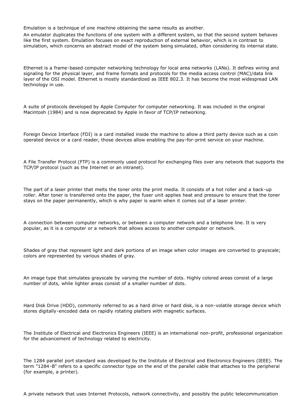 Dell 1135n Multifunction Mono Laser Printer User Manual | Page 133 / 138