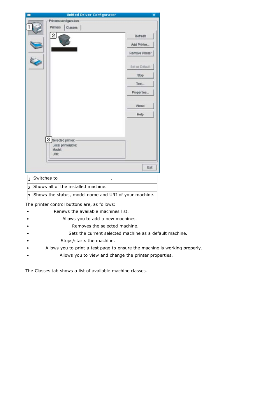 Classes tab | Dell 1135n Multifunction Mono Laser Printer User Manual | Page 81 / 138