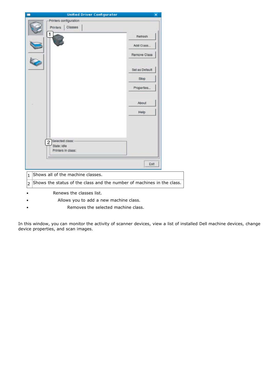 Scanners configuration | Dell 1135n Multifunction Mono Laser Printer User Manual | Page 82 / 138