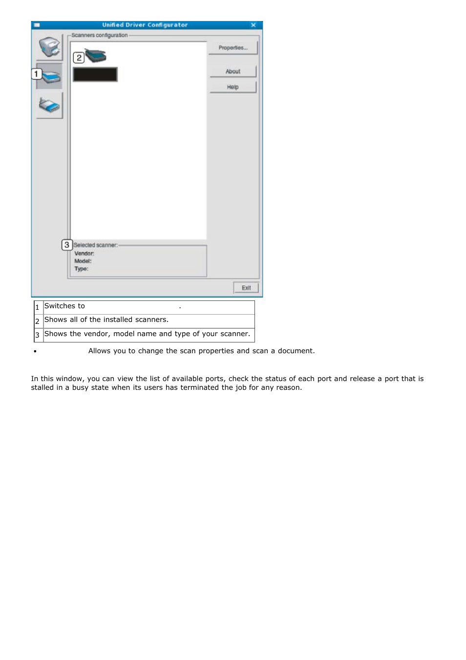 Ports configuration | Dell 1135n Multifunction Mono Laser Printer User Manual | Page 83 / 138