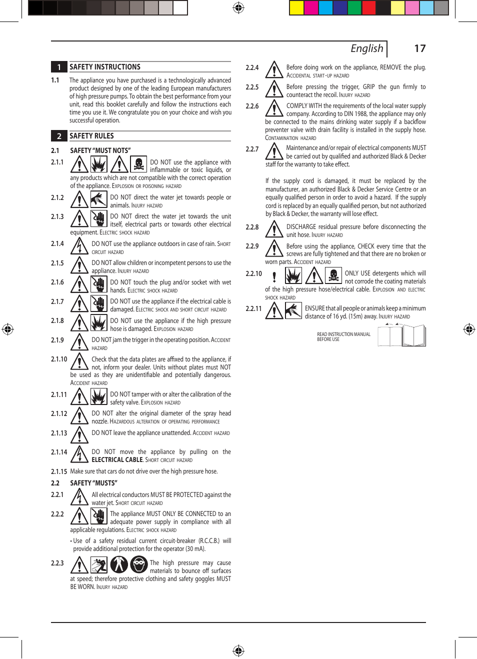 17 english | Black & Decker 662275-02 User Manual | Page 17 / 22
