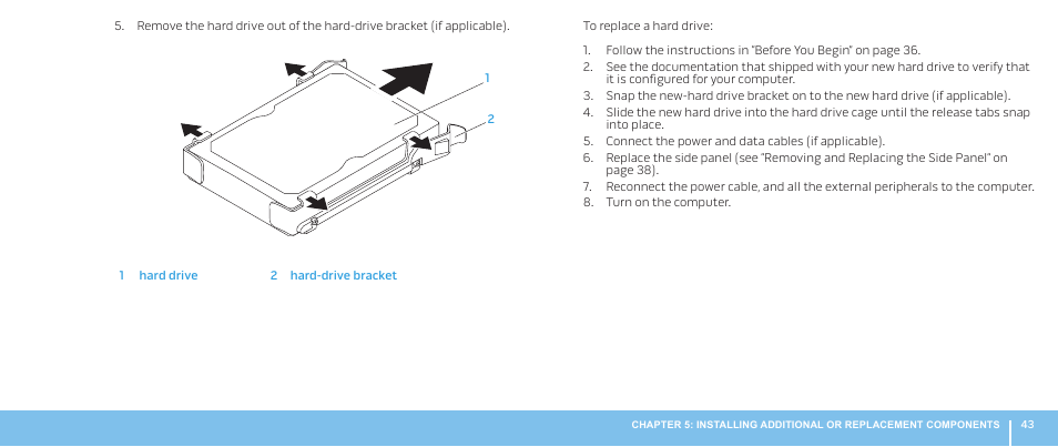 Dell Alienware Aurora ALX (Late 2009) User Manual | Page 43 / 68