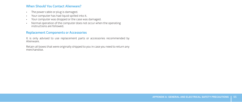 Dell Alienware Aurora ALX (Late 2009) User Manual | Page 65 / 68