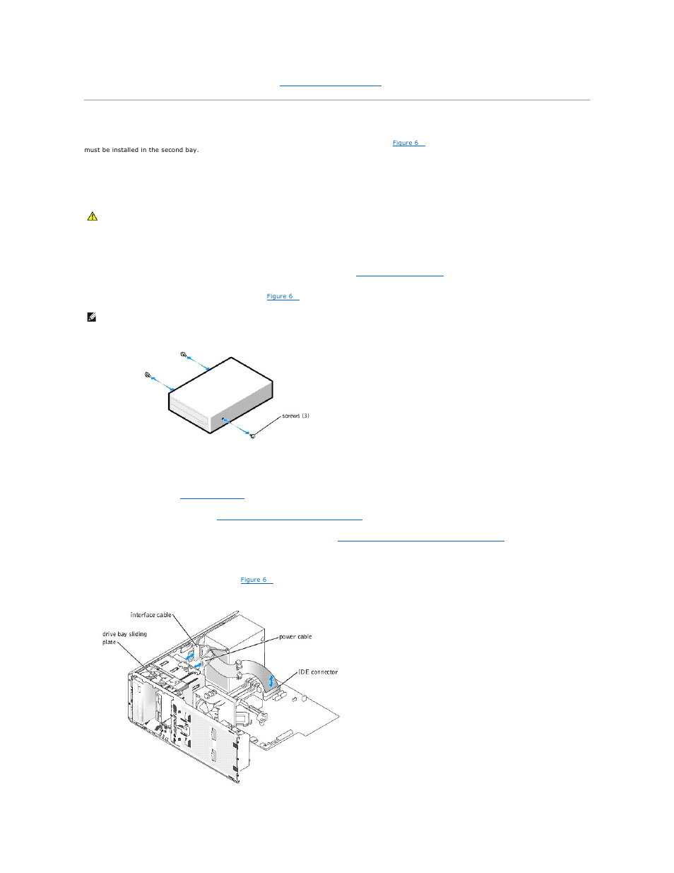 Installing 5.25-inch optical and tape drives, Installing a 5.25-inch drive | Dell PowerEdge SC 430 User Manual | Page 51 / 69