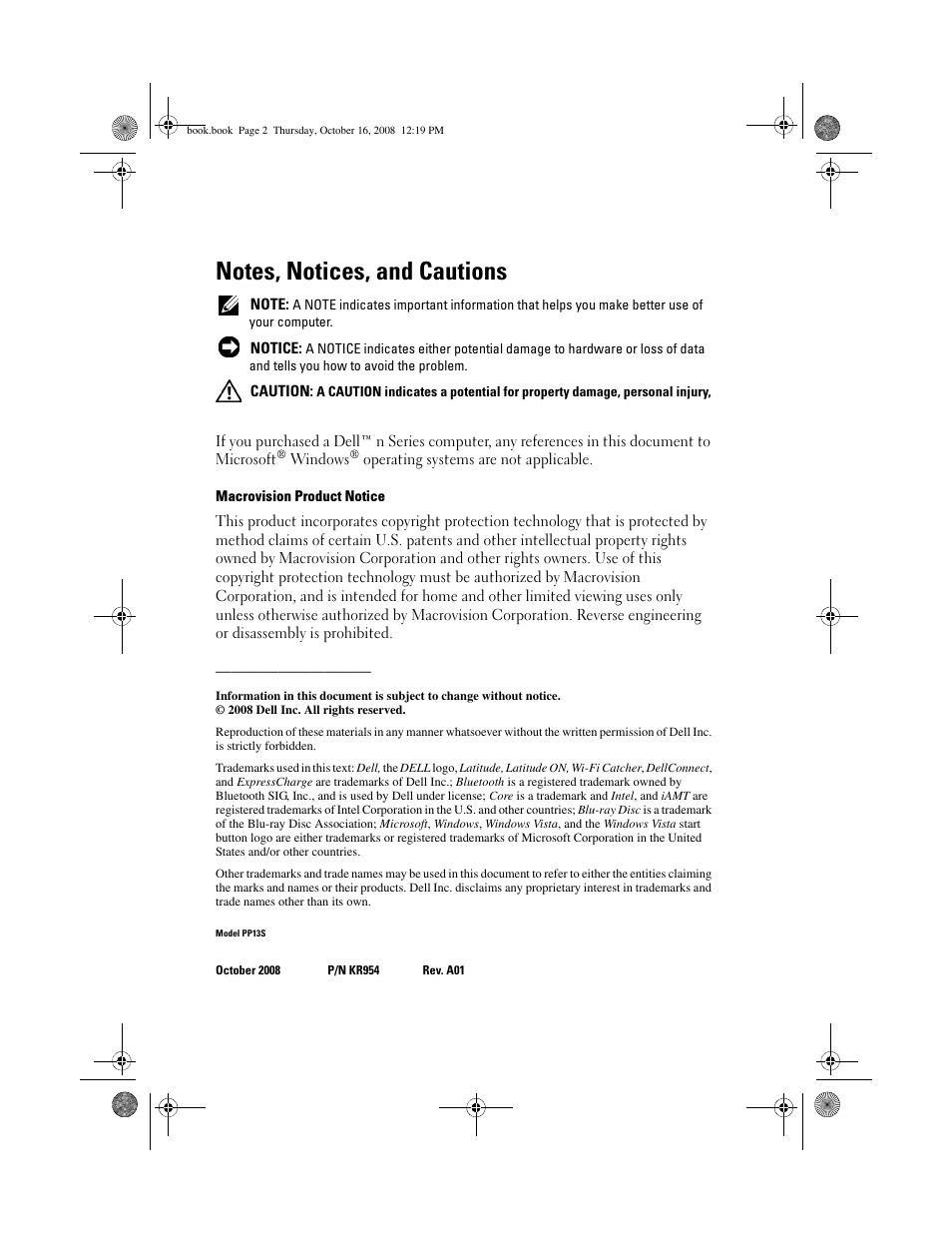 Dell Latitude E4300 (Late 2008) User Manual | Page 2 / 70