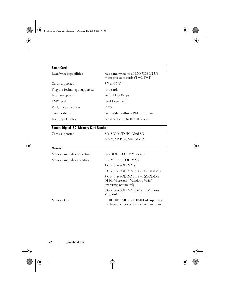 Dell Latitude E4300 (Late 2008) User Manual | Page 22 / 70