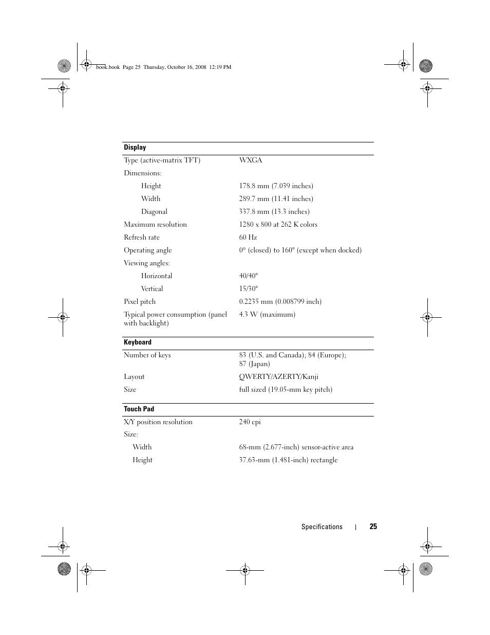 Dell Latitude E4300 (Late 2008) User Manual | Page 25 / 70