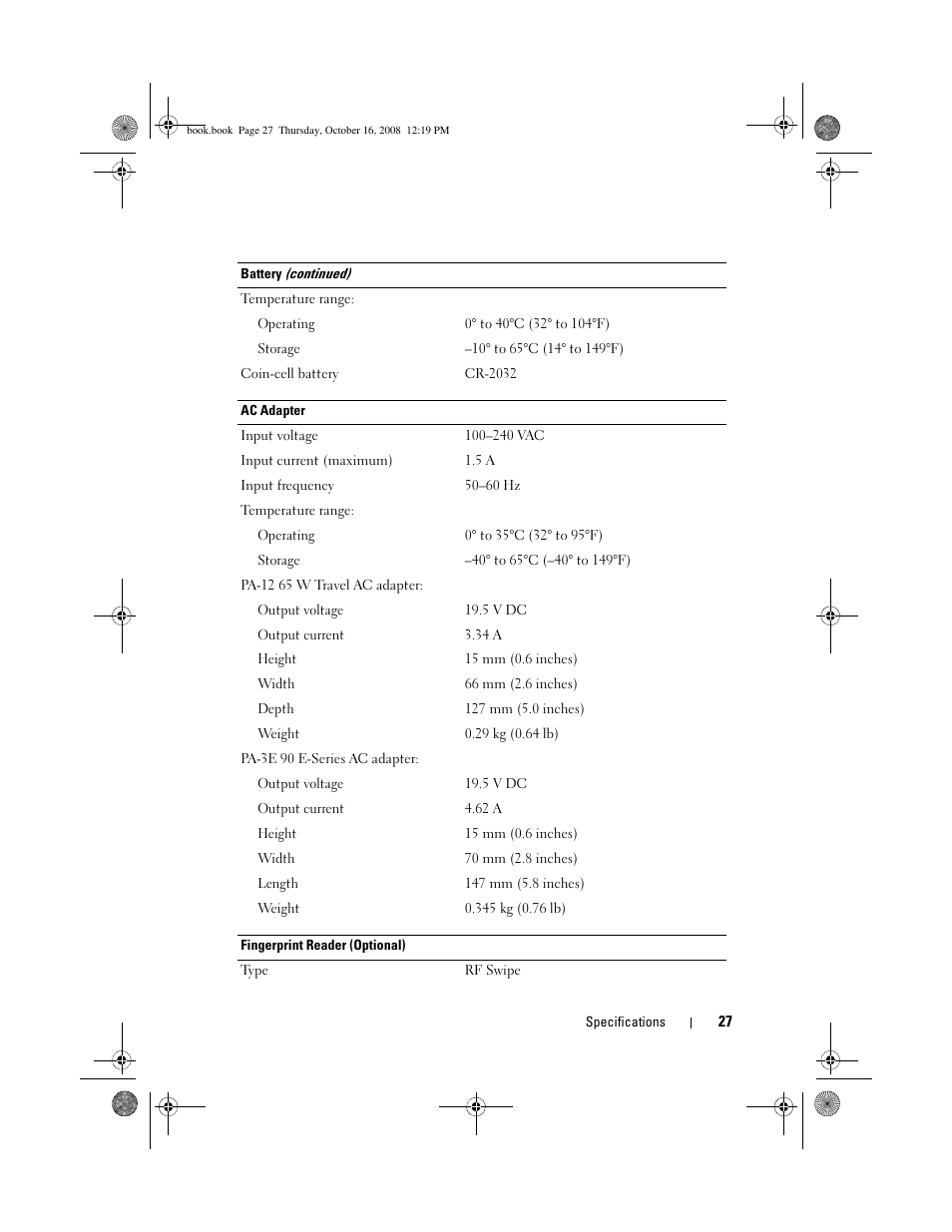 Dell Latitude E4300 (Late 2008) User Manual | Page 27 / 70