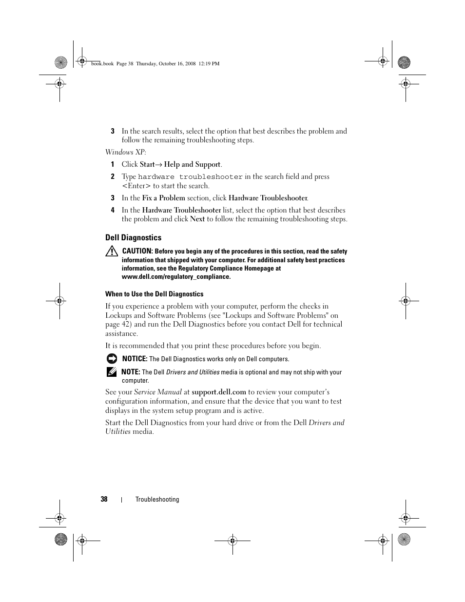 Dell Latitude E4300 (Late 2008) User Manual | Page 38 / 70
