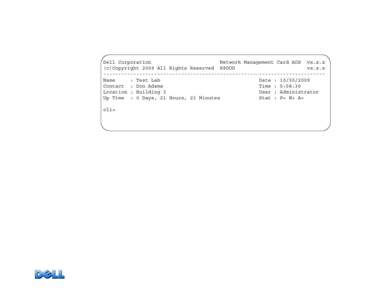 About the main screen, User’s guide, Mete red rac k pdu | Dell Metered PDU LED User Manual | Page 20 / 180