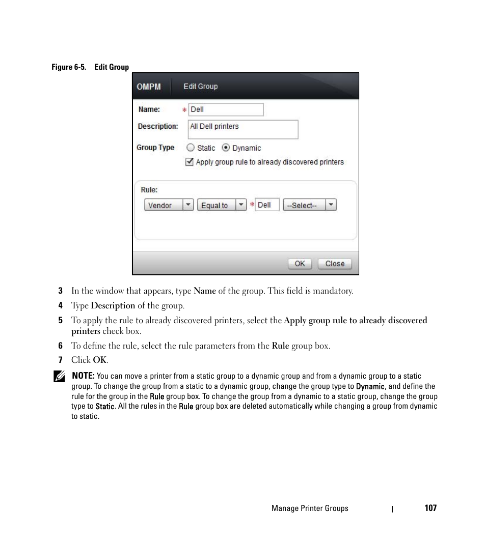 Dell Open Manage Print Manager Software User Manual | Page 107 / 276