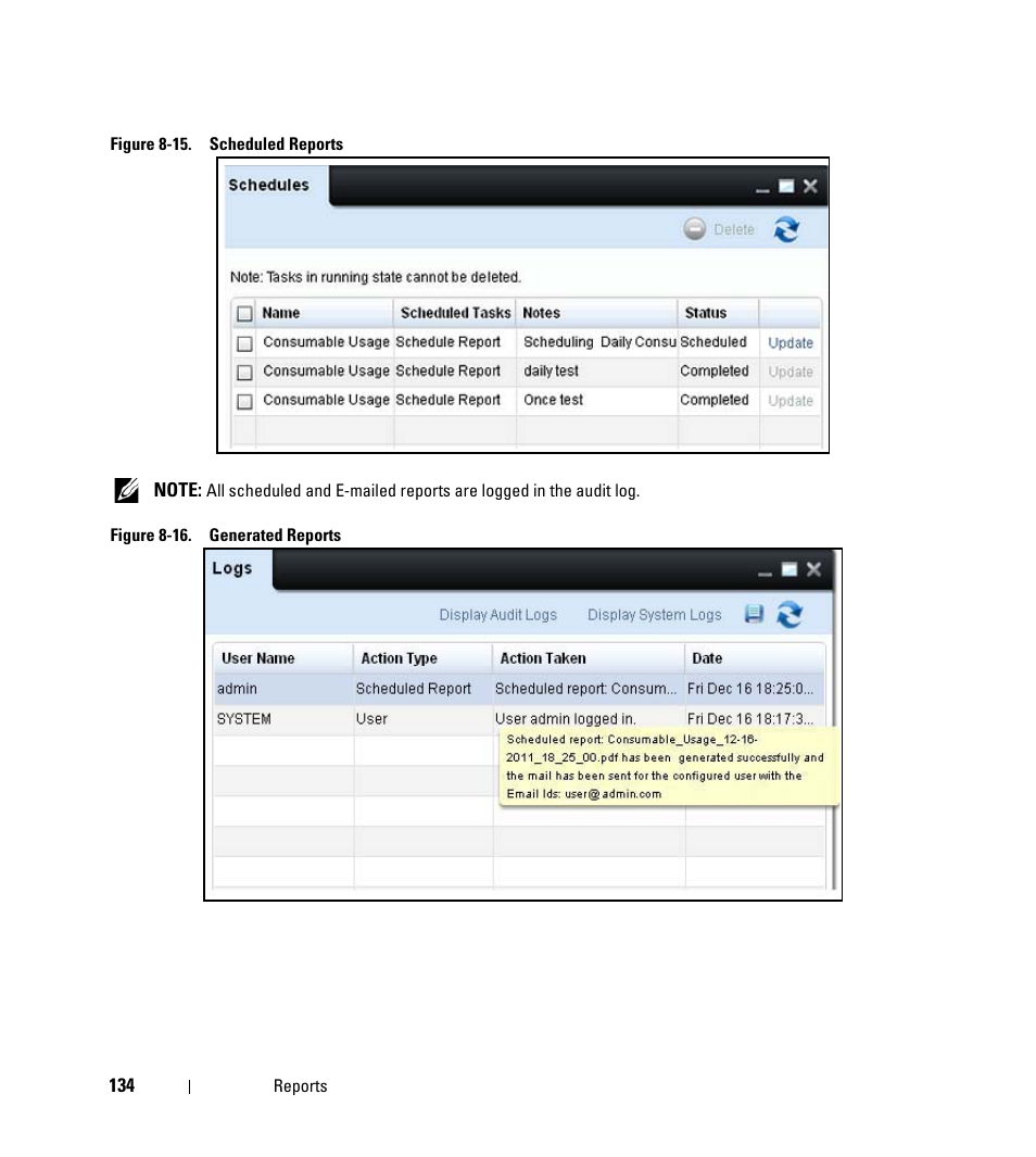 Dell Open Manage Print Manager Software User Manual | Page 134 / 276