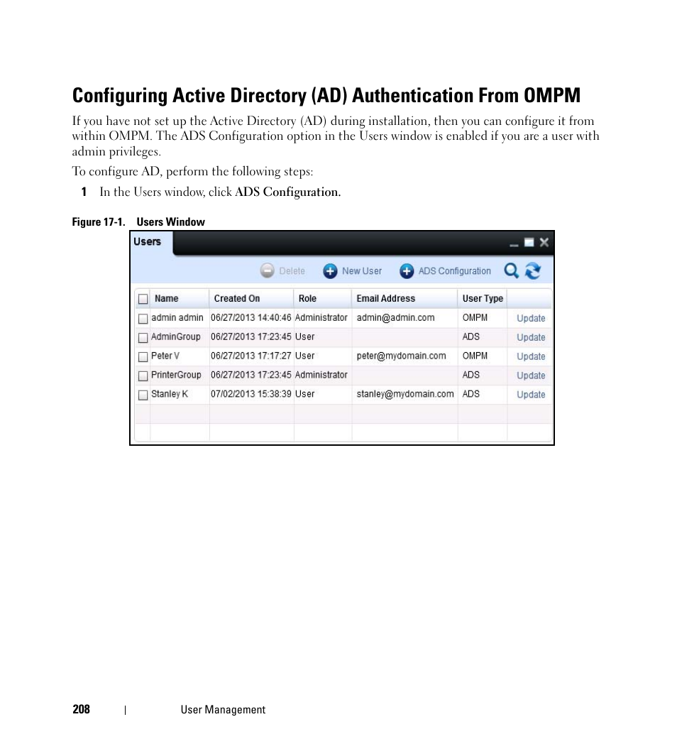 Dell Open Manage Print Manager Software User Manual | Page 208 / 276