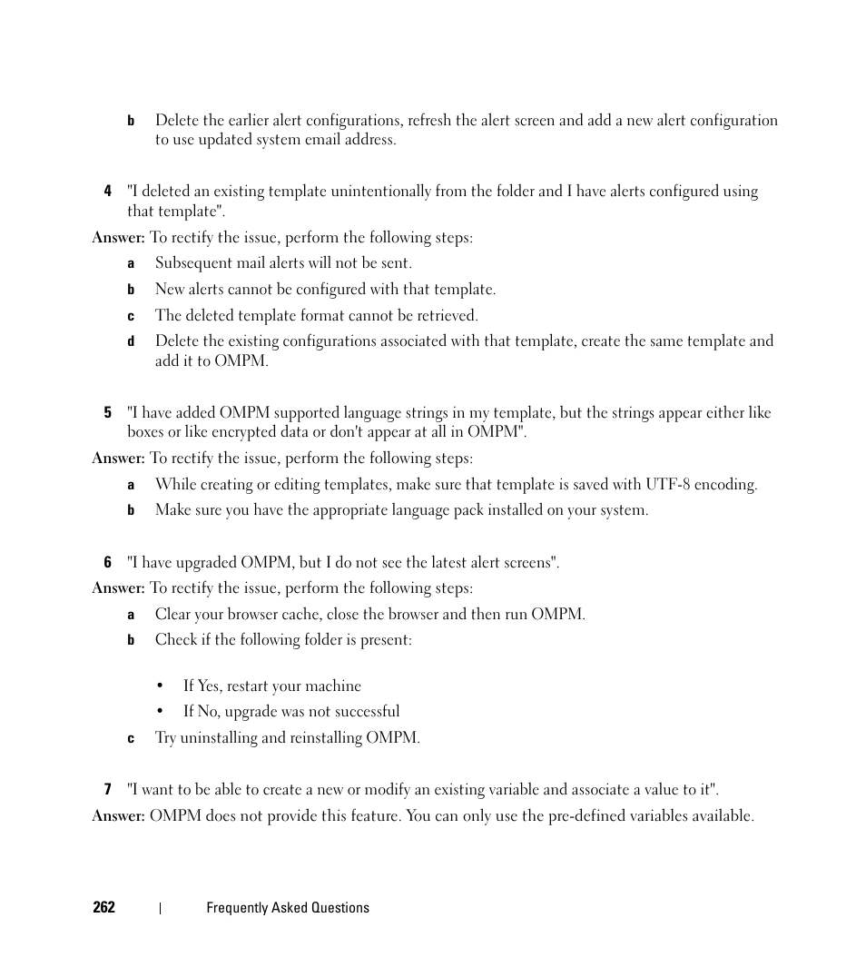 Dell Open Manage Print Manager Software User Manual | Page 262 / 276