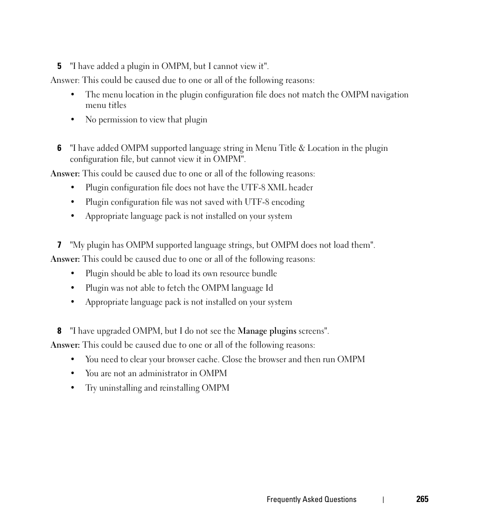 Dell Open Manage Print Manager Software User Manual | Page 265 / 276