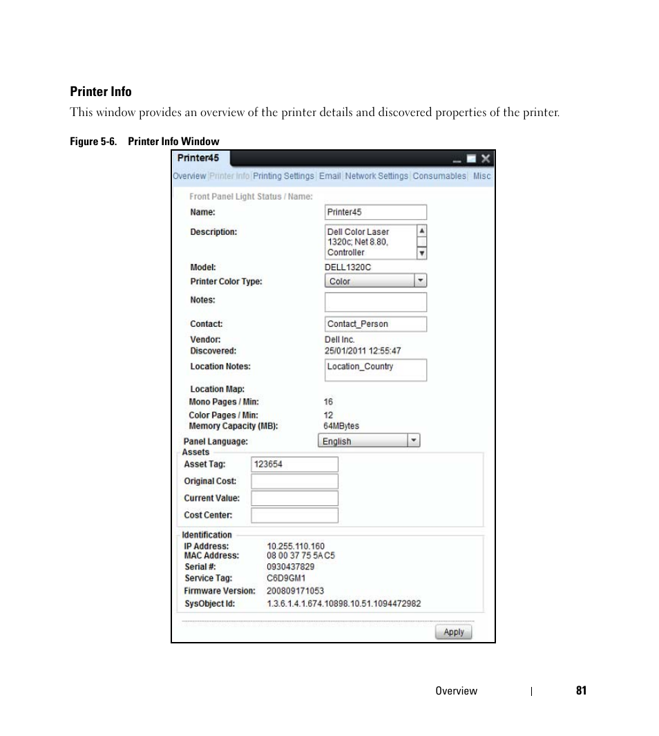 Dell Open Manage Print Manager Software User Manual | Page 81 / 276