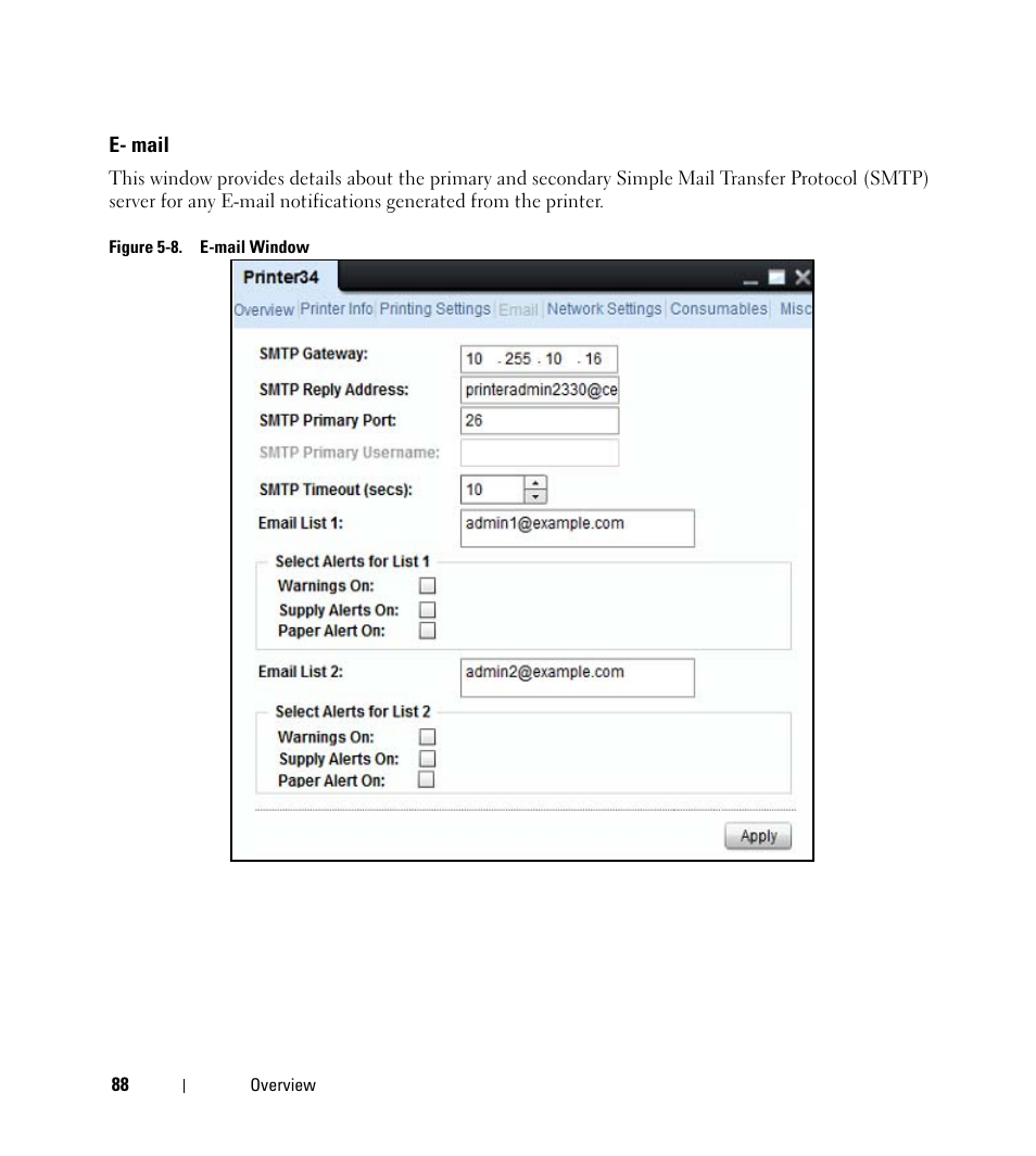 Dell Open Manage Print Manager Software User Manual | Page 88 / 276