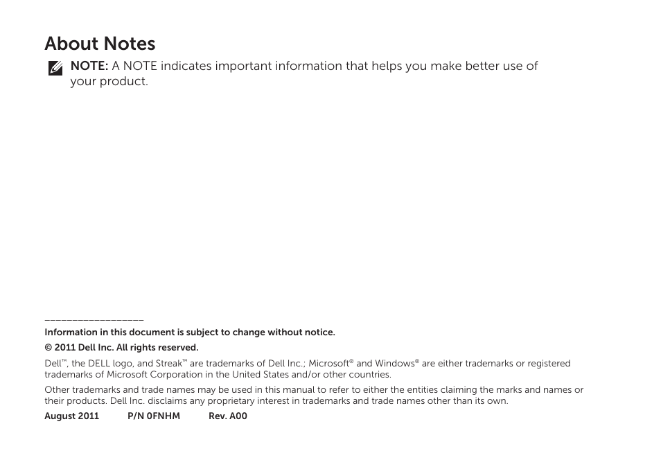 Dell Mobile Streak 7 User Manual | Page 4 / 20