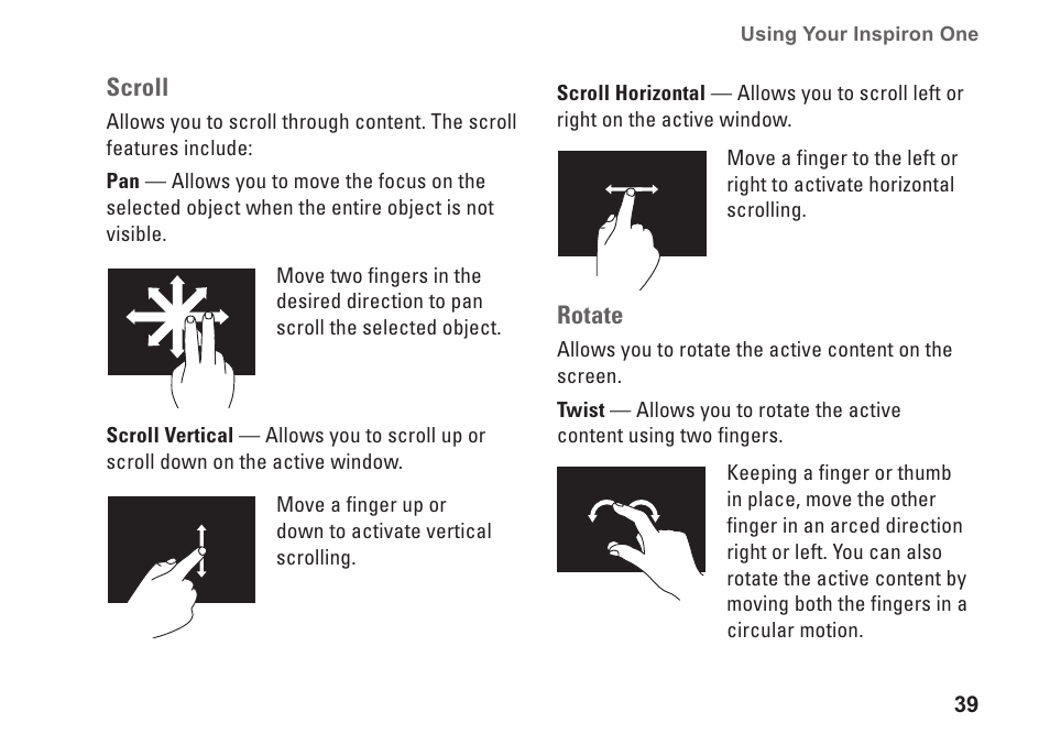 Dell Inspiron One 2305 (Mid 2010) User Manual | Page 41 / 92