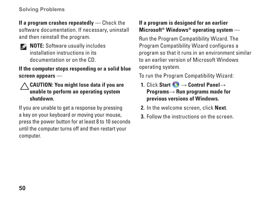 Dell Inspiron One 2305 (Mid 2010) User Manual | Page 52 / 92