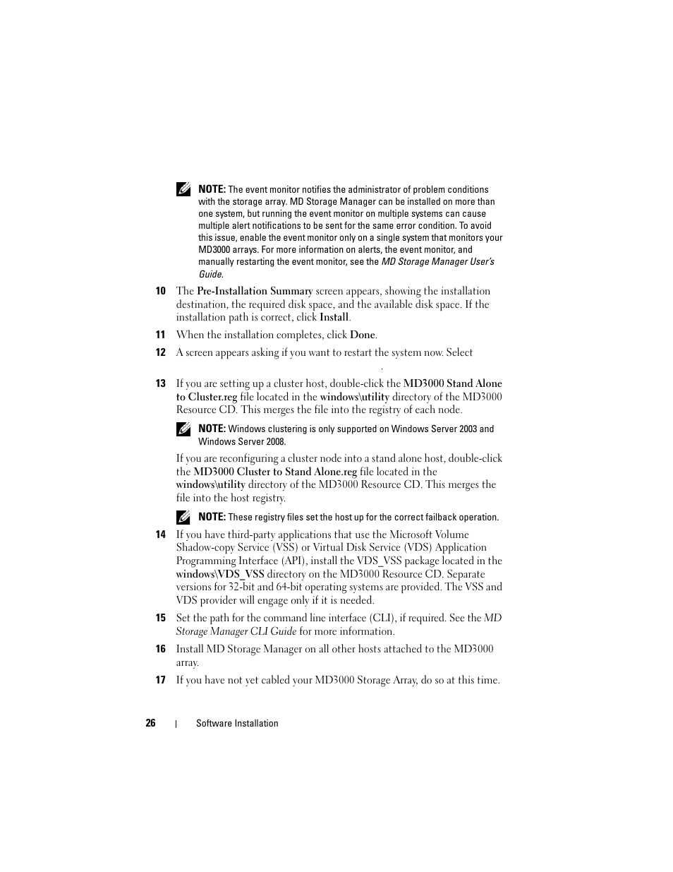 Dell PowerVault MD3000 User Manual | Page 26 / 46