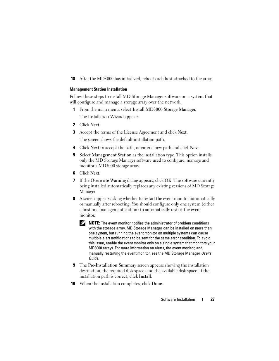 Dell PowerVault MD3000 User Manual | Page 27 / 46