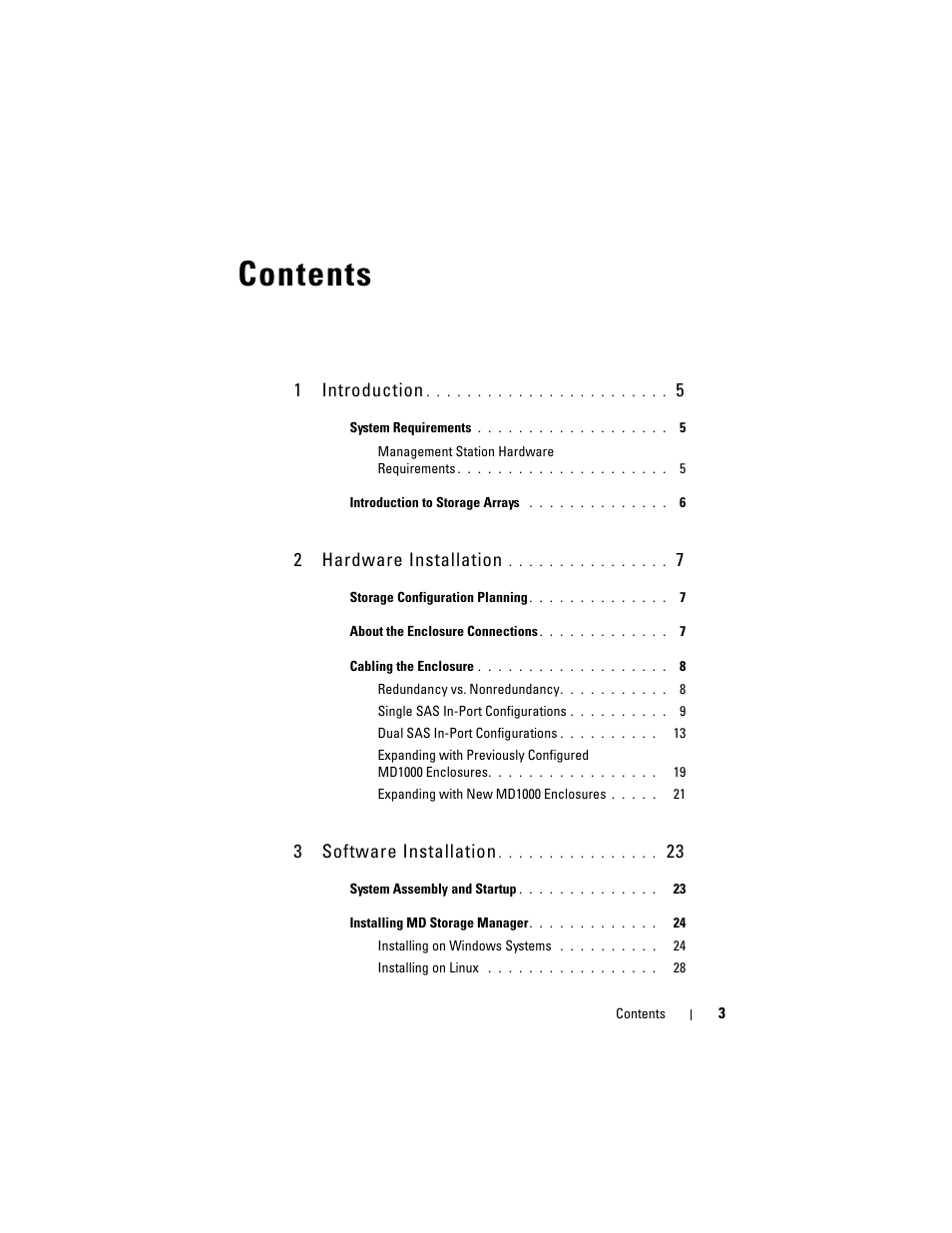 Dell PowerVault MD3000 User Manual | Page 3 / 46