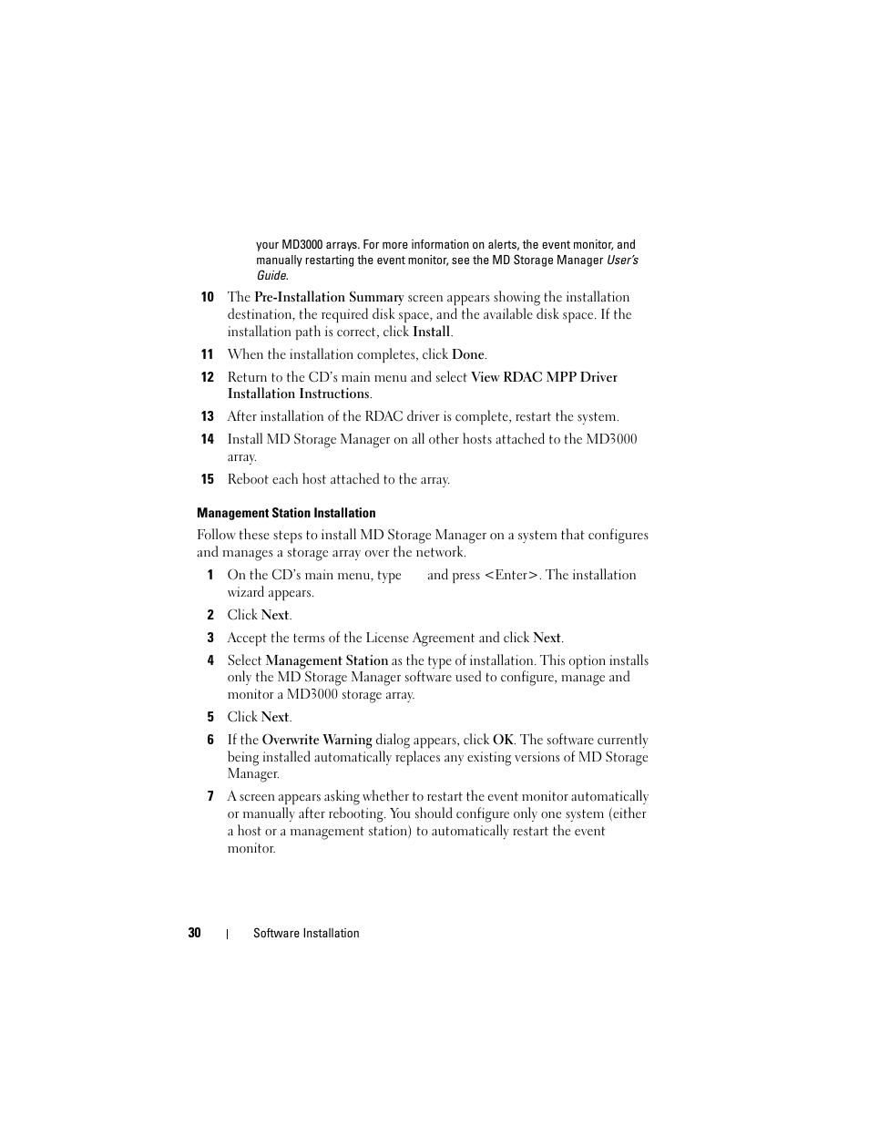 Dell PowerVault MD3000 User Manual | Page 30 / 46