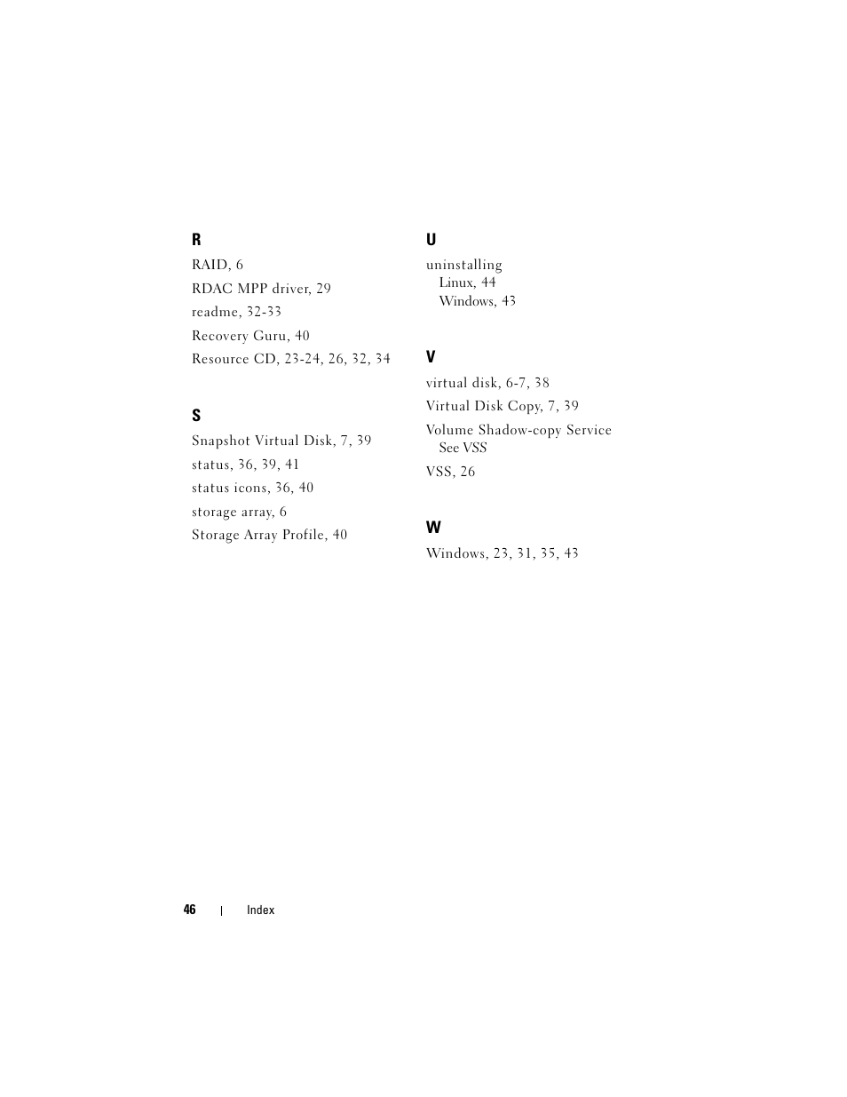 Dell PowerVault MD3000 User Manual | Page 46 / 46