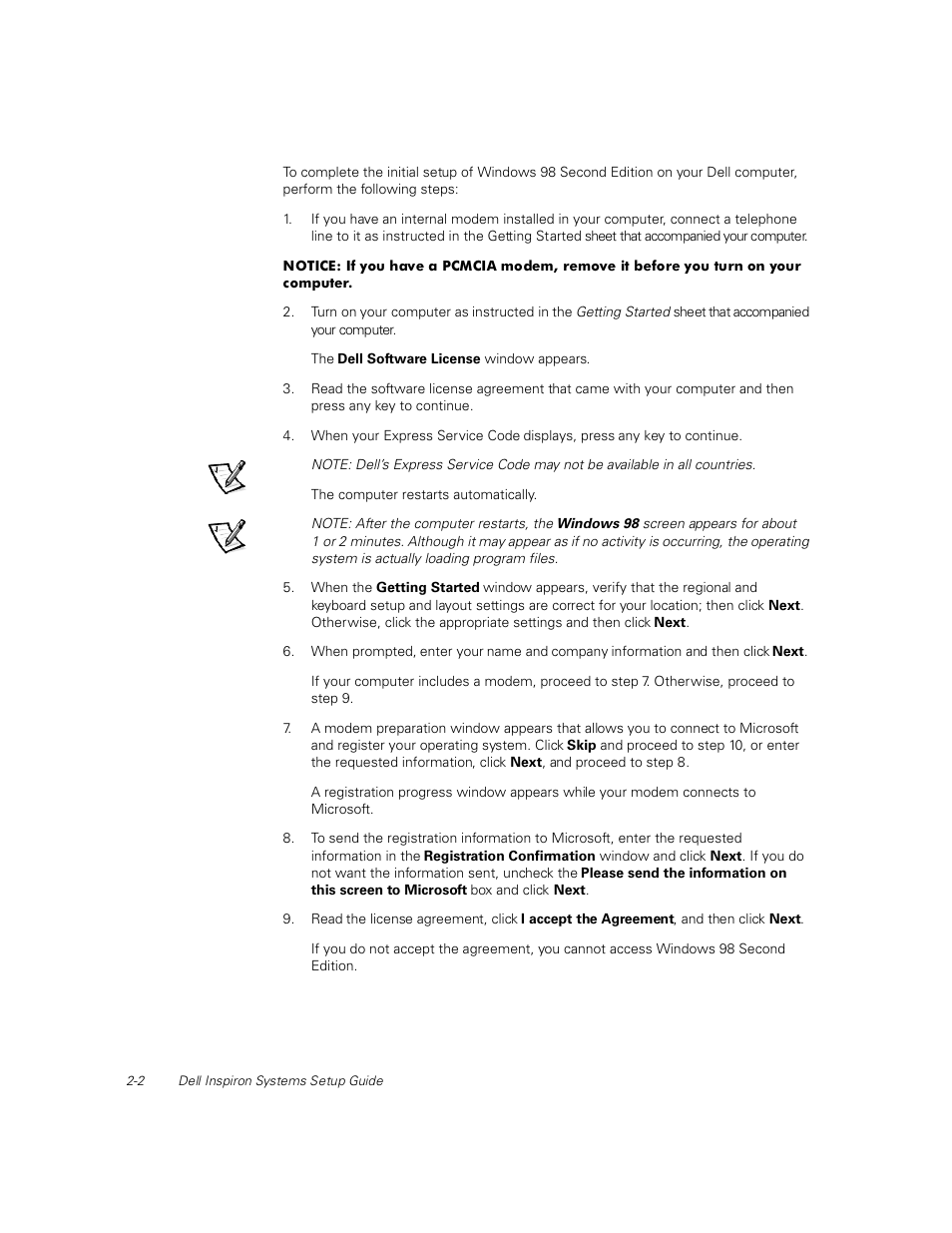 Dell Inspiron 2000 User Manual | Page 8 / 18