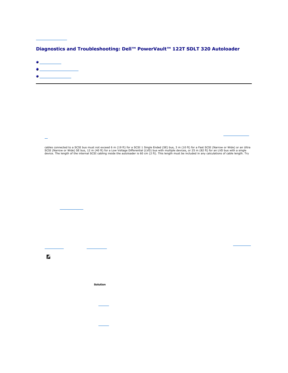 Troubleshooting | Dell PowerVault 122T SDLT 320 (Autoloader) User Manual | Page 15 / 39