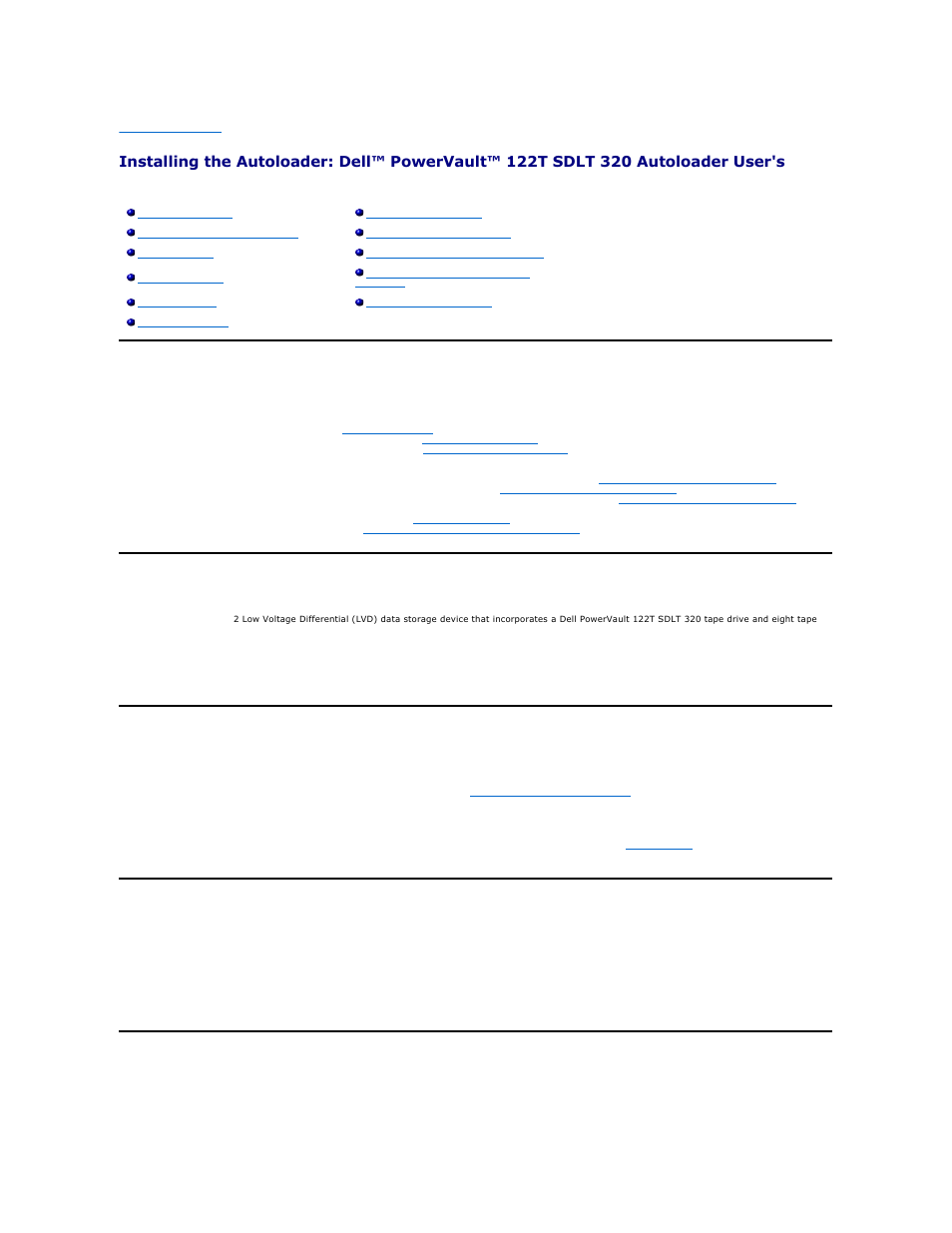 Installation overview, Understanding autoloader features, Bar code reader | Scsi requirements, Product overview | Dell PowerVault 122T SDLT 320 (Autoloader) User Manual | Page 24 / 39