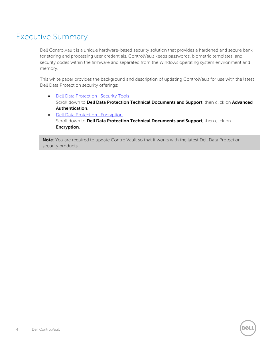 Executive summary | Dell Precision M6800 (Late 2013) User Manual | Page 4 / 8