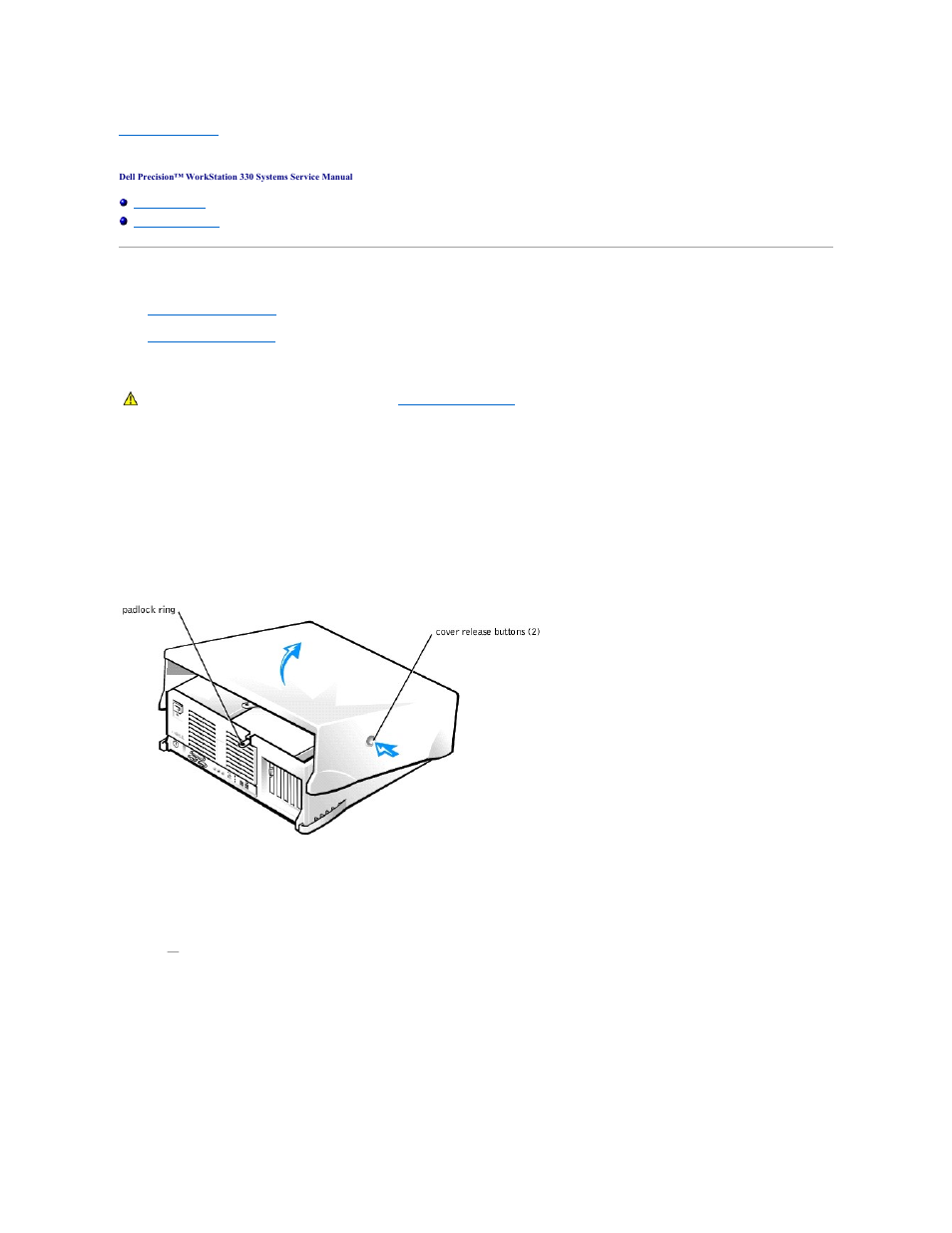 Computer cover | Dell Precision 330 User Manual | Page 10 / 72