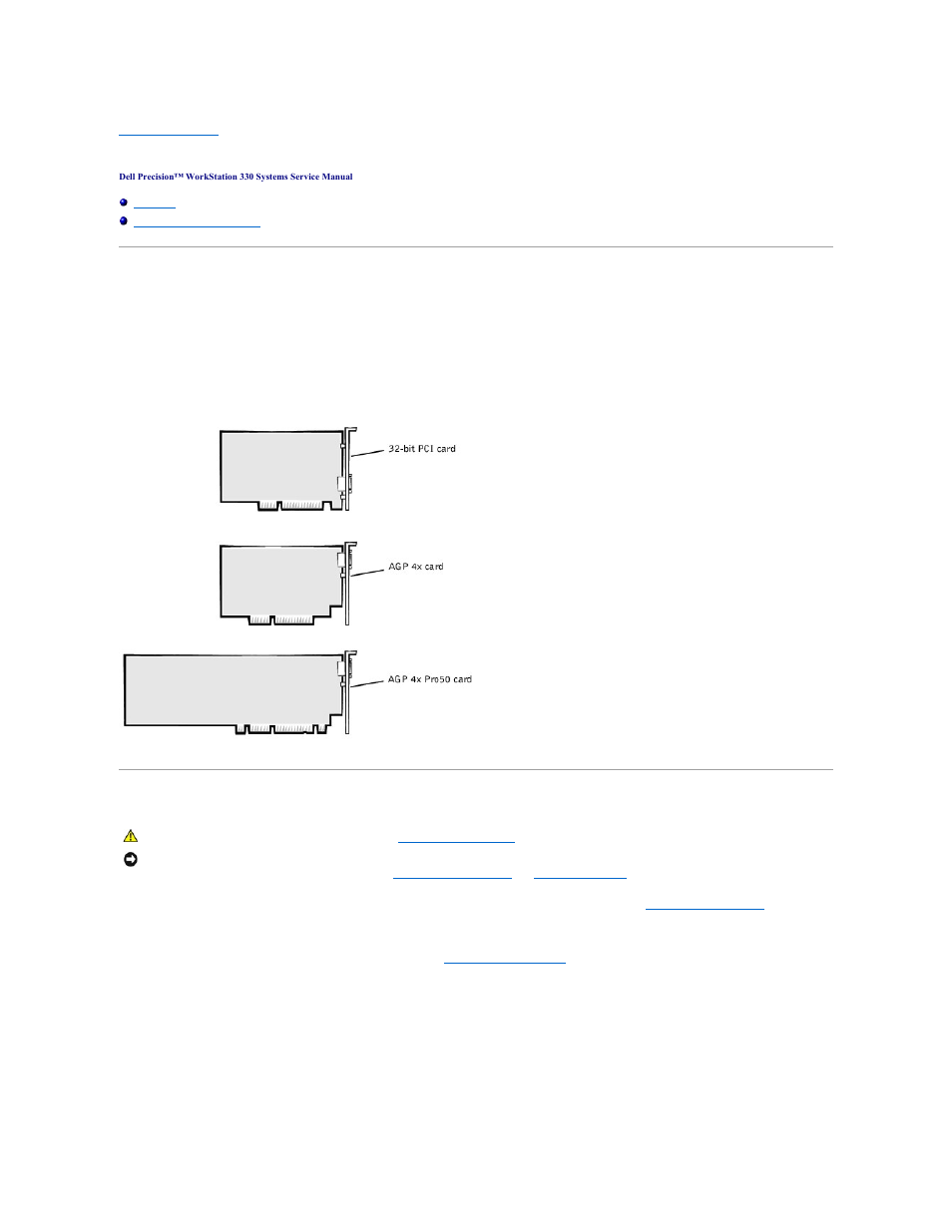 Expansion cards | Dell Precision 330 User Manual | Page 30 / 72