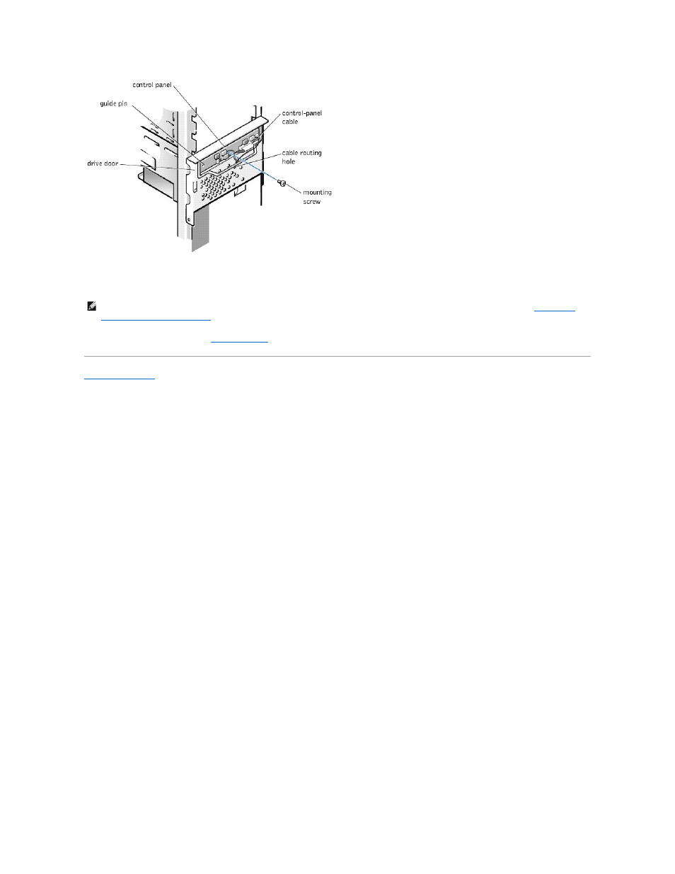 Replacing the control panel | Dell Precision 330 User Manual | Page 9 / 72