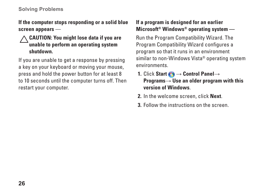 Dell Inspiron 545 (Early 2009) User Manual | Page 28 / 64