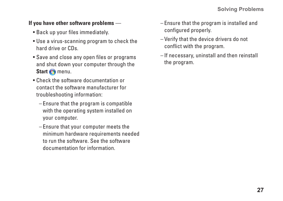 Dell Inspiron 545 (Early 2009) User Manual | Page 29 / 64