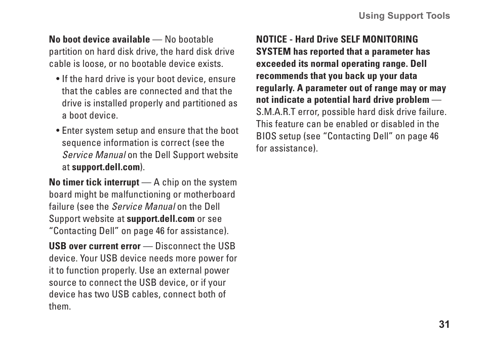 Dell Inspiron 545 (Early 2009) User Manual | Page 33 / 64
