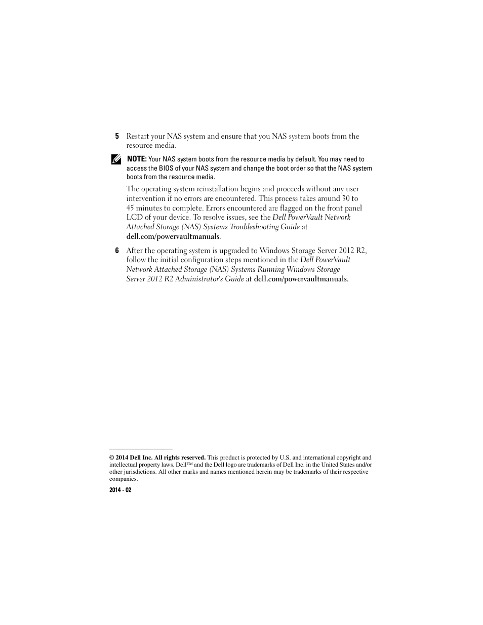 Dell Powervault NX400 User Manual | Page 2 / 2