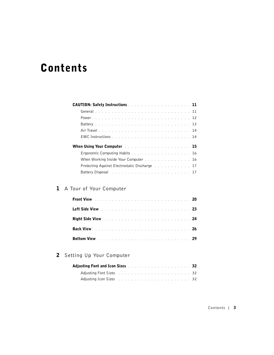 Dell Inspiron 5100 User Manual | Page 3 / 160